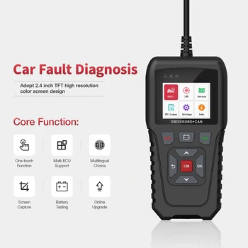

Poefessional Univeral Car OME Engine Analzer Diagnotic Scan tool Full Function Battery Tester Apparatus
