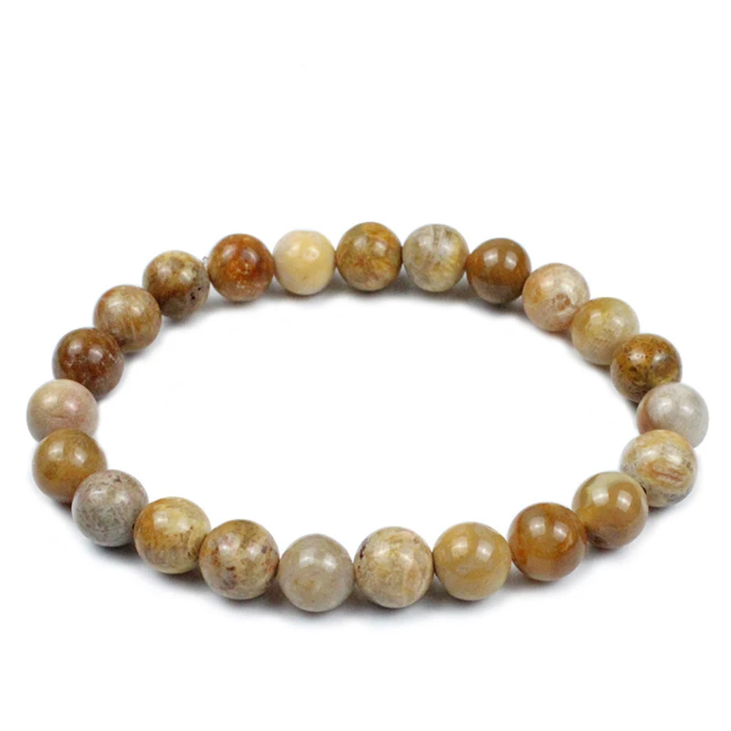 6mm 8mm 10mm 12mm Lucky Natural Yellow Chalcedony Crystal Grey Labradorite Stone Beads Bracelet Gifts Women Men | Украшения и