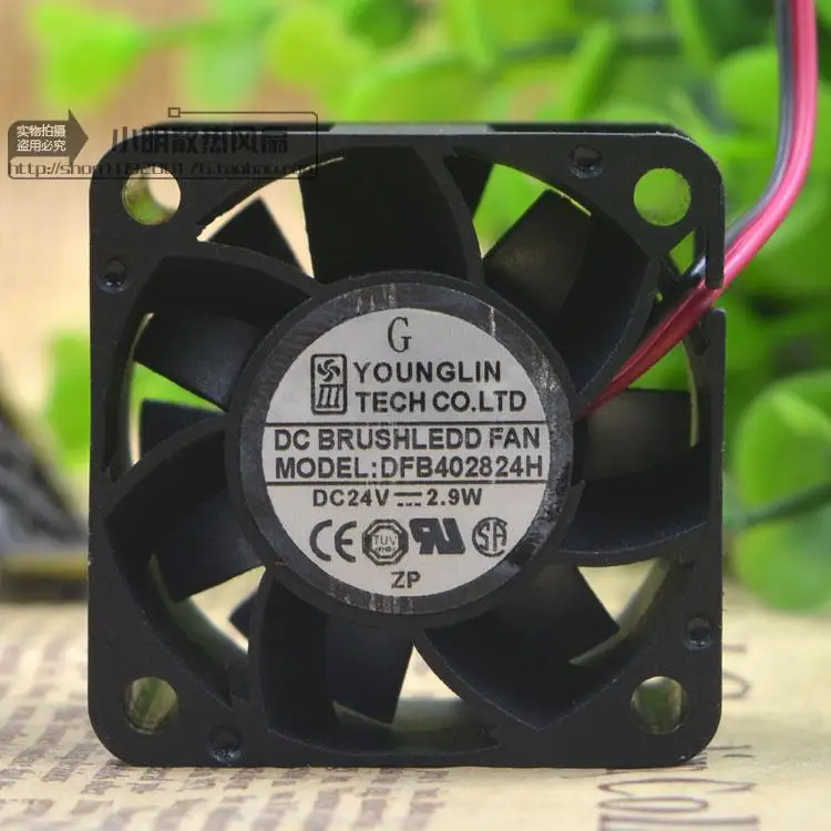 DFB402824H 4028 4 см 24V 2,9 W защиты электродвигателя Вентилятор охлаждения
