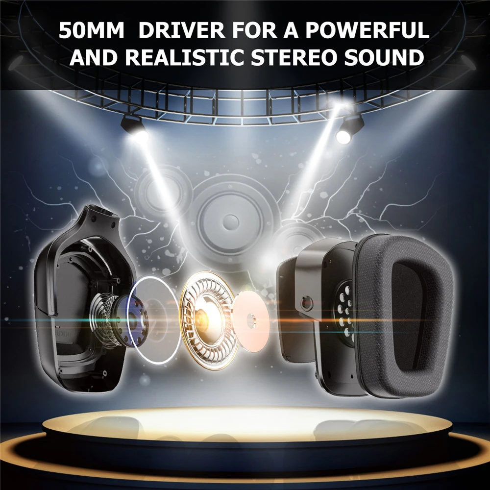 Rgb Gaming Headset Surround Sound Mic Usb Wire Headphones 3 5mm For Xbox Ps4 Laptop Wire Mic Sound Ps4 Headphones