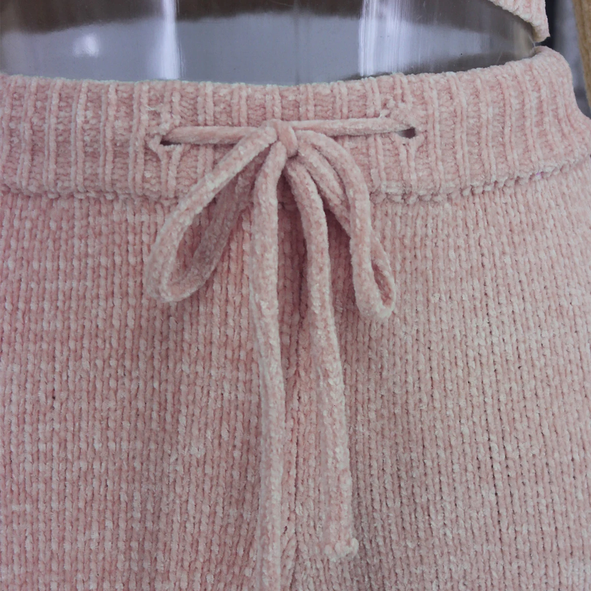 Feditch, вязаный свитер, комплект из двух предметов, женский короткий топ с длинным рукавом, длинные штаны, сексуальный осенний зимний комплект из 2 предметов, элегантная одежда