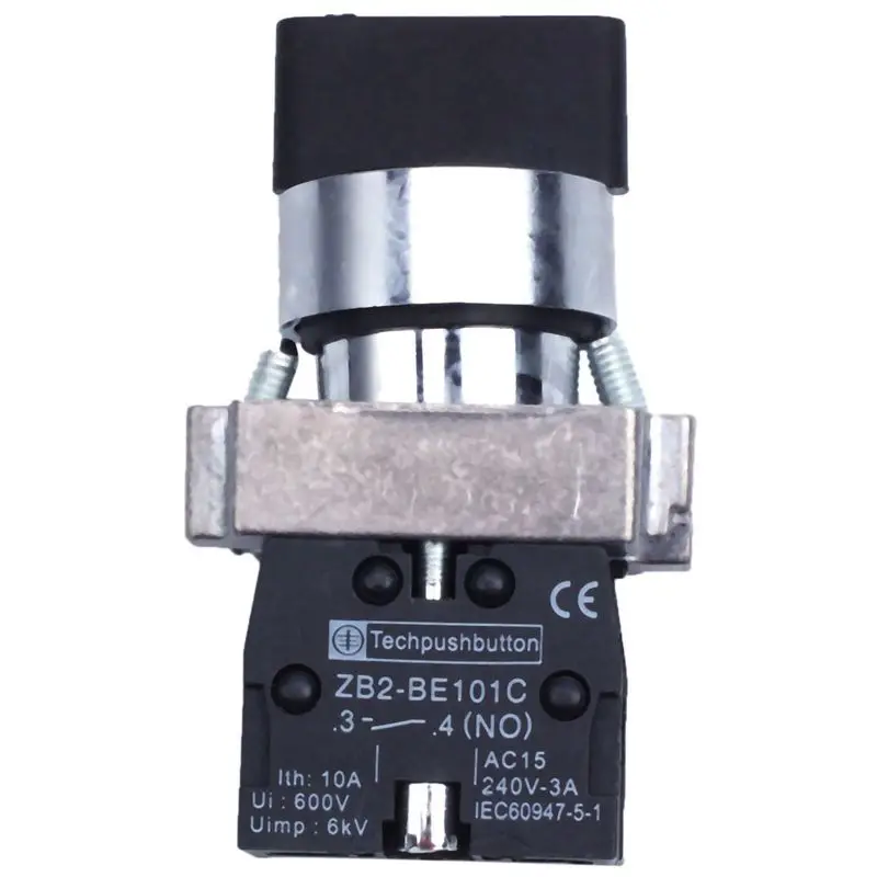 

2 Pcs 2NO DPST 3 Positions Maintained Rotary Selector Switch 600V 10A