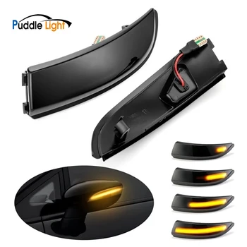 

2pcs Flowing Turn Signal Light LED Side Wing Rearview Mirror For Ford Fiesta B-Max Dynamic Indicator Blinker Repeater Light