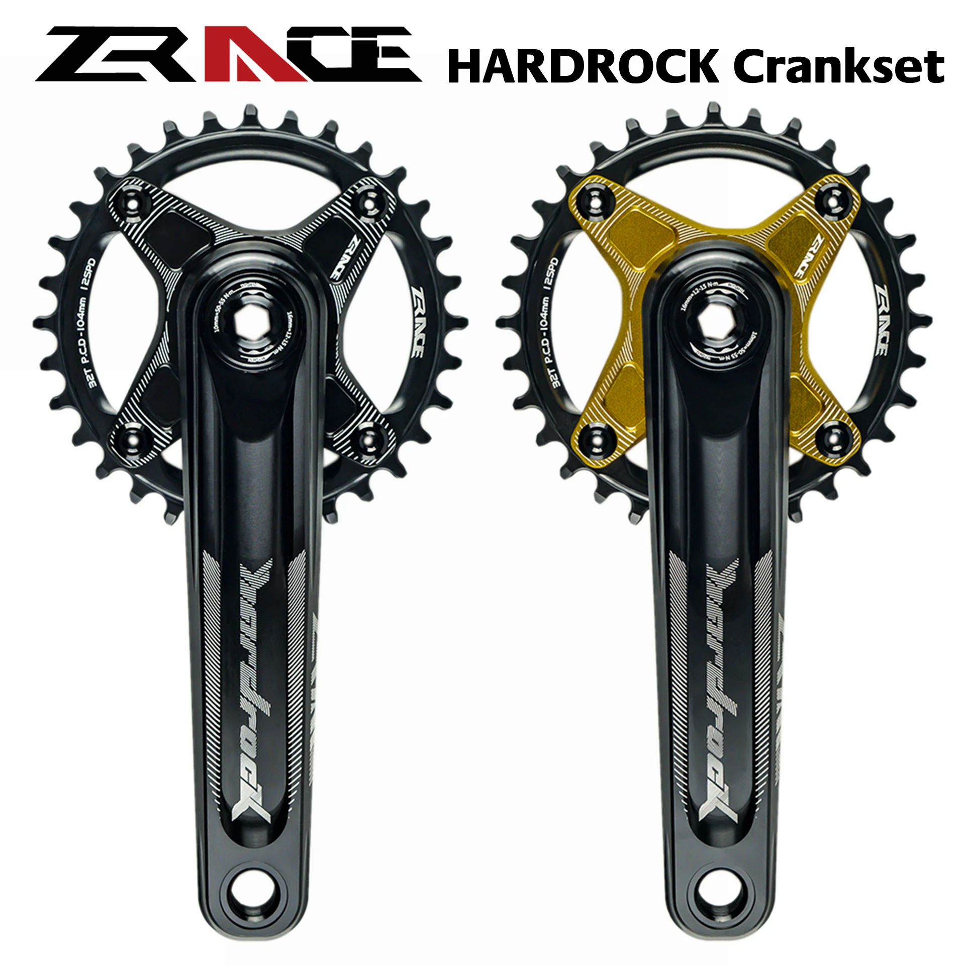 Zracing HARDROCK 10s 11s 12s скоростной велосипедный коленчатый набор с нижним кронштейном