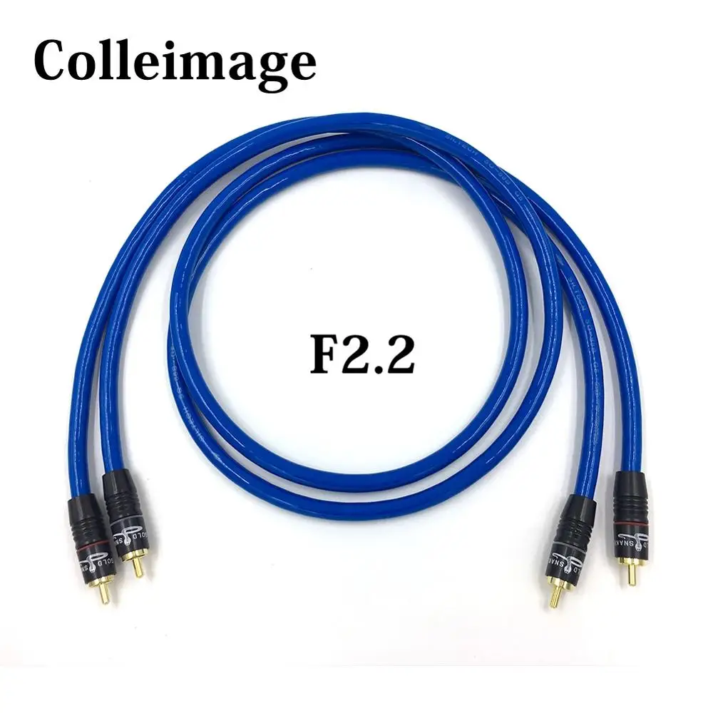 

HIFI Stereo Pair RCA Cable Gold plated RCA plug connector SQ-88B G5 Silver plated interconnect Cable pair