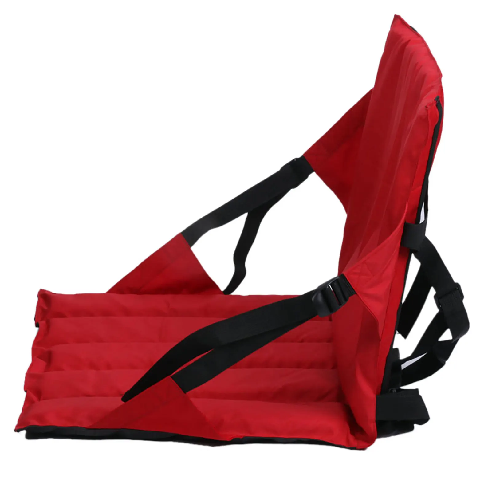 Adjustable Padded Kayak Seat With Storage Bag Canoe Backrest Drifting Cushion Portable Stadium Seat Cushion For Swimming Pool