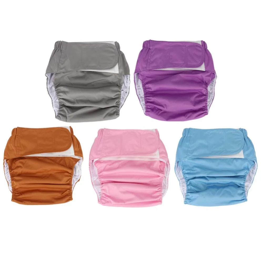 Adult Diapers Waterproof Washable Reusable Elderly Cloth Diapers Pocket