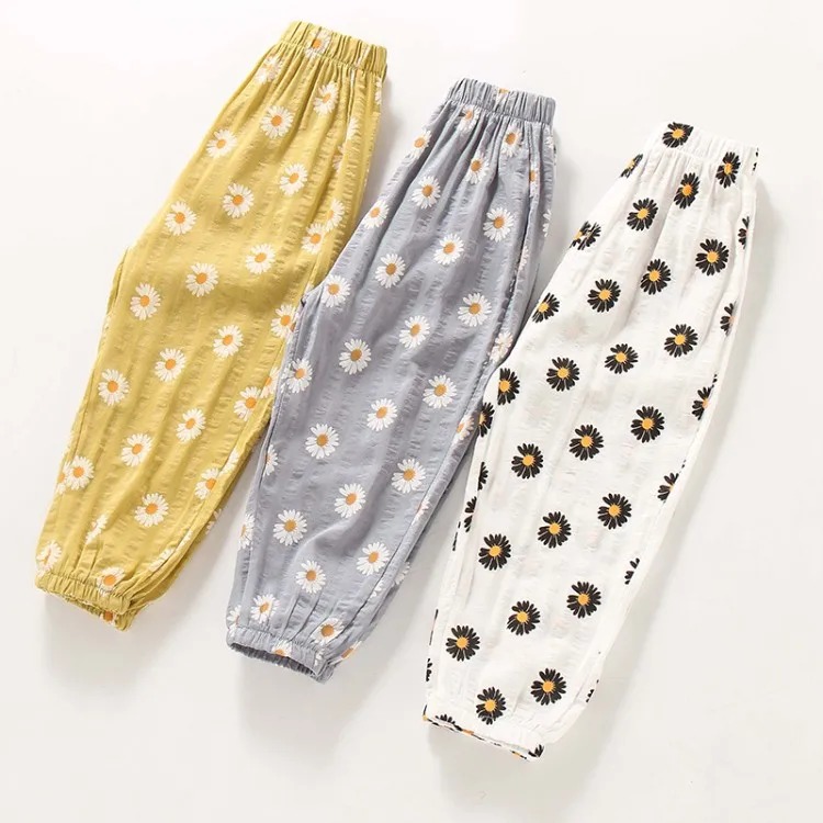 Summer Baby Boys Girls Harem Pants Kids Children Thin Anti Mosquito Pants Boys Girls Clothes Kids Casual Joggers 2 4 6 8Y