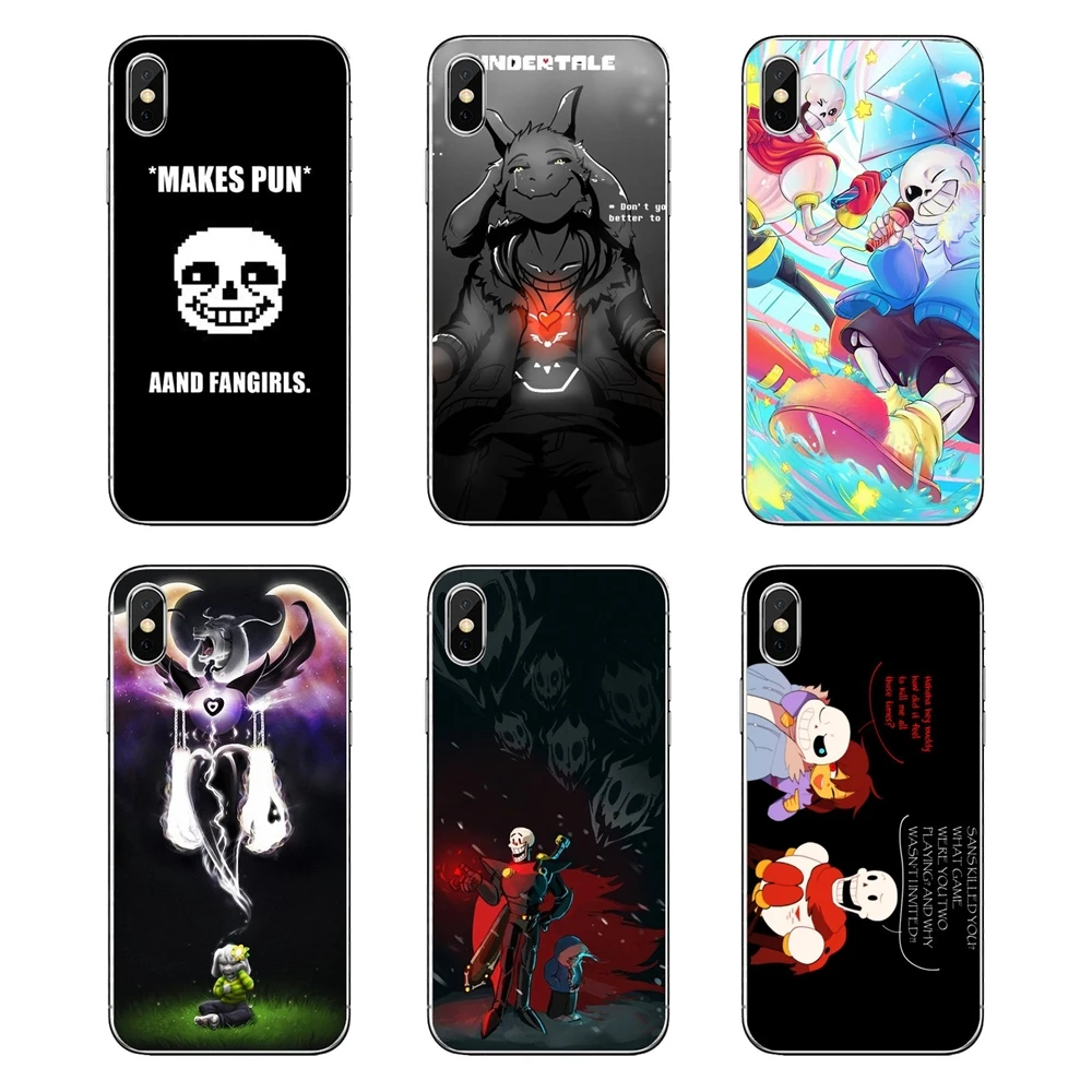 Для Xiaomi Redmi 4x S2 3S Note 3 4 5 6 6A Por Pocophone F1 mi игра Undertale Пуны картины дизайн искусство ТПУ