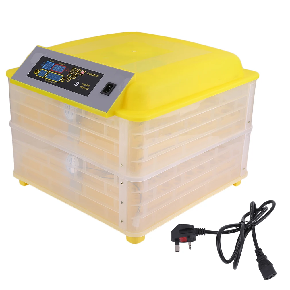

Professional Automatic Chicken 96 Egg Incubator Duck Bird Egg Hatching Equipment Temperature Control Hatchery Machine UK Plug