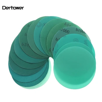 

25pcs Professional Anti Clog 125mm Sandpaper 5" Film Sanding Disc Wet & Dry Hook & Loop Abrasive Tools with Grits 60~400