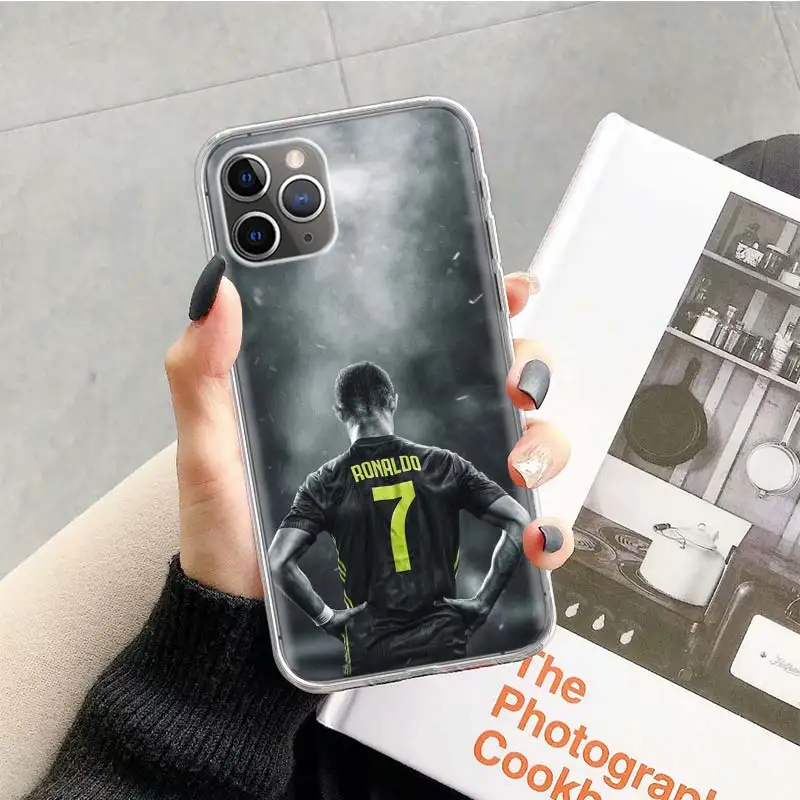 TR054-7 Cristiano Ronaldo CR7 чехол для Apple iphone 11 Pro XS Max XR X 7 8 6 6S Plus 5 5S SE 10 десять Подарочный силиконовый чехол для телефона - Цвет: TR054-7
