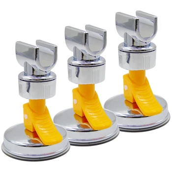 

3 Pack Bathroom Suction Cup Handheld Shower Head Holder Shower Sprayer Holder Shower Head Bracket Adjustable Height Shower