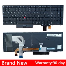 Фирменная Новинка ноутбук клавиатура на замену с подсветкой клавир для Lenovo IBM ThinkPad T570 T580 P51S Тетрадь