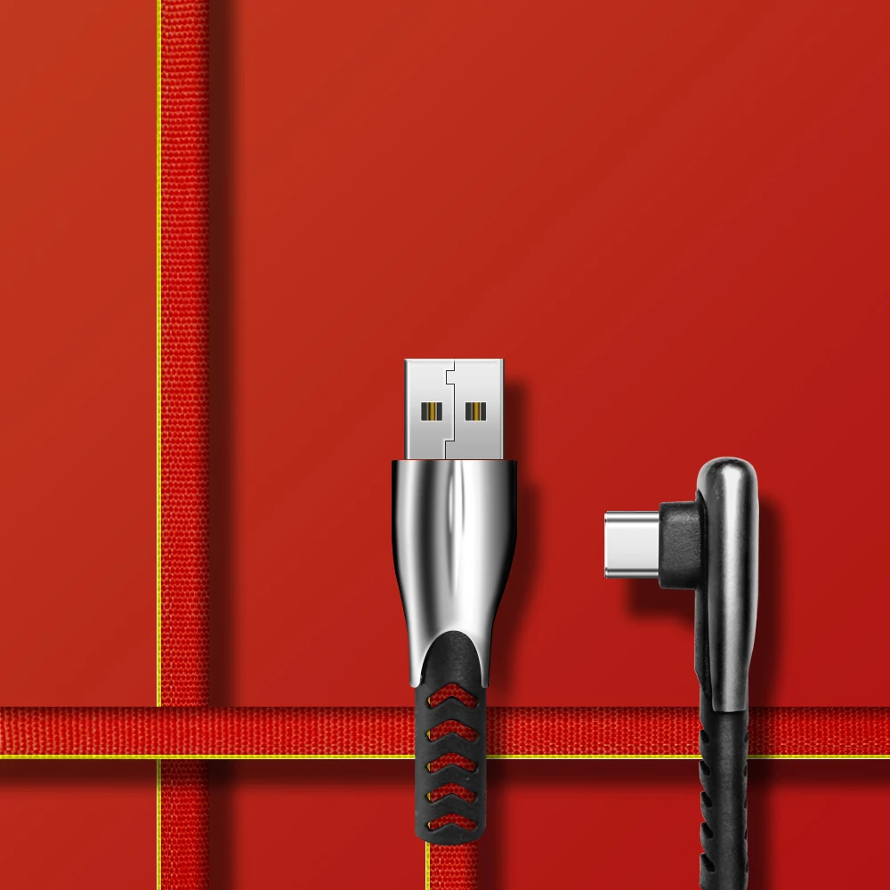 3A type c USB кабель USB C провод для быстрой зарядки для samsung Xiaomi huawei телефонный адаптер type-C usb-C кабель провод зарядное устройство 3 м type c - Цвет: Red 2