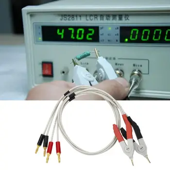 

Crocodile Alligator Clips Test Cable Probe Leads Cables Connector Digital Bridge Test Clip Low Resistance Testing Clip