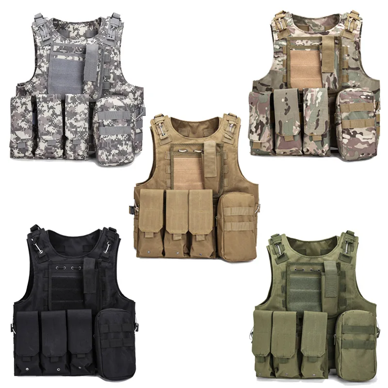 Военный Тактический Жилет Molle боевой Пейнтбол Камуфляж оборудование разгрузочный жилет специальная сила камуфляж охотничий жилет в стиле Оксфорд|Реквизит для костюмов| | АлиЭкспресс