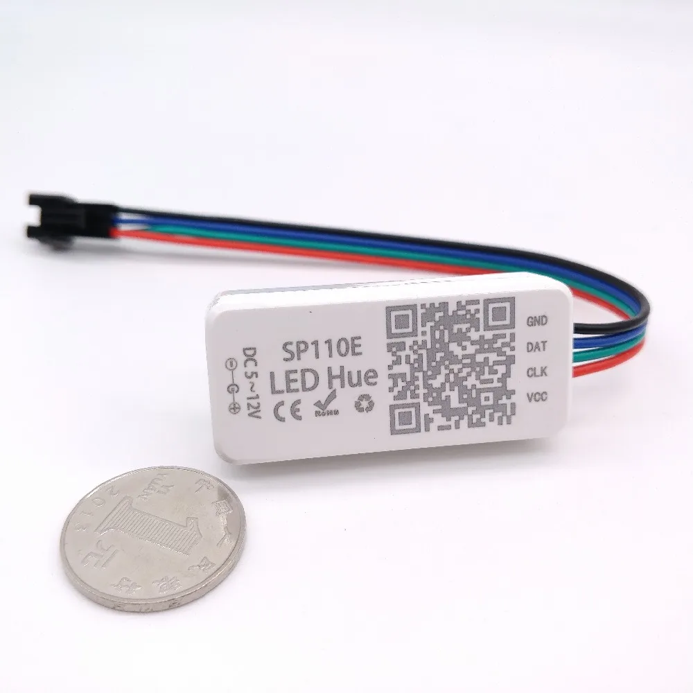 SP110E Bluetooth светодиодный пиксельный контроллер с помощью приложения для смартфона