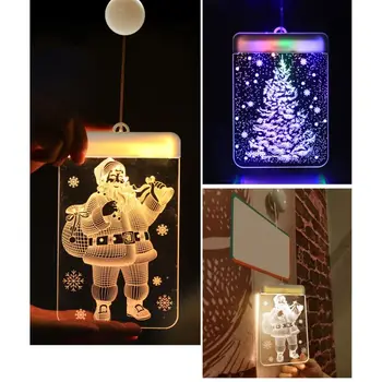 

5pack USB Powered Christmas 3D Light Holiday Window Ceiling Wall Hanging decor D08D