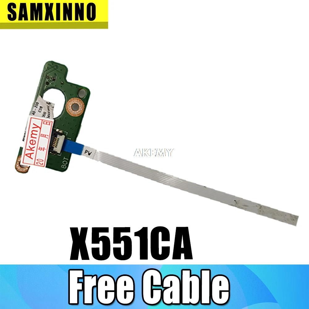 Akemy новый бесплатный кабель плата кнопки питания для ноутбука For Asus X551 X551MA X551C X551CA