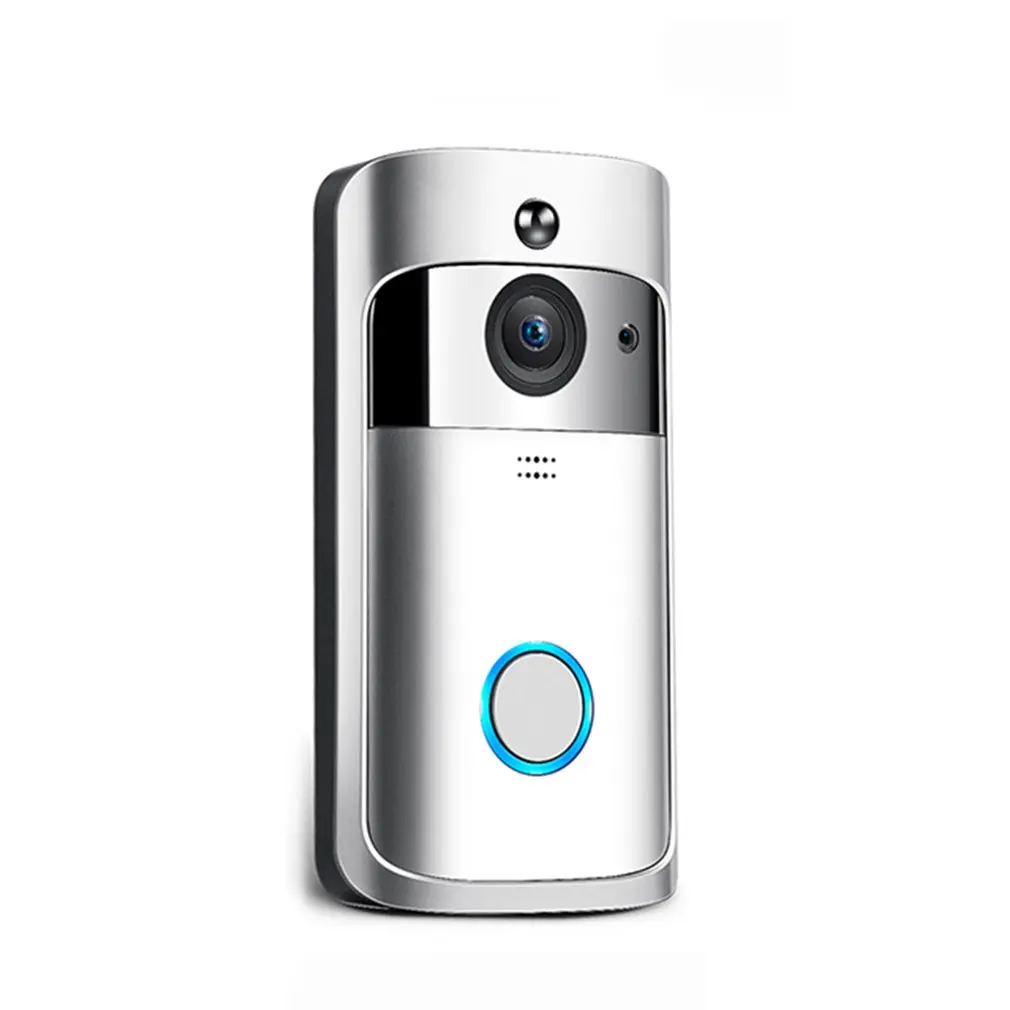 

WiFi Smart Wireless Security DoorBell HD 720P Visual Intercom Recording Video Door Phone Remote Home Monitoring Night Vision