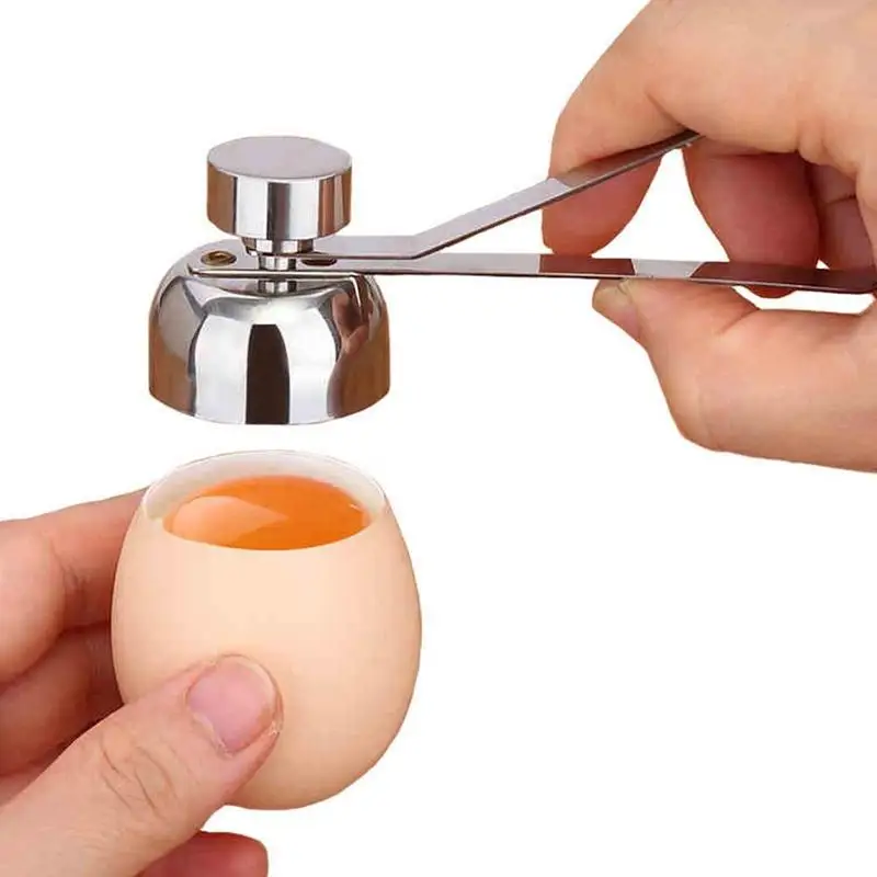 

Metal Egg Scissors Stainless Steel Egg Topper Shell Cutter Opener Boiled Raw Egg Open Creative Kitchen Gadgets