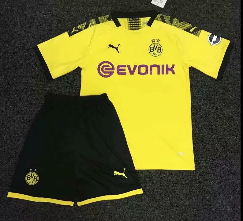 Комплект для взрослых+ носки, 19/20 Футбольная Футболка Дортмунд, GOTZE REUS PULISIC WITSEL, Детские Майки 19 20, Футбольная Футболка Дортмунд