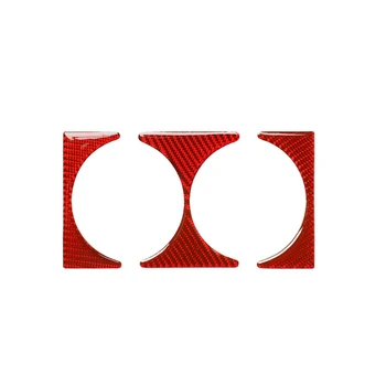 

Red Carbon Fiber Water Cup Holder Panel Trim Cover For BMW 3 Series E46 1998-05 Water Cup Holder Panel Trim
