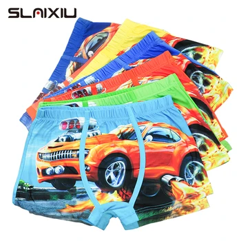 

5 Pcs/lot Kawaii Cotton Kids Boys Underwear Soft Cartoon Children's Pants Baby Boxer Underpants Briefs Boy Underware 3-13 Year
