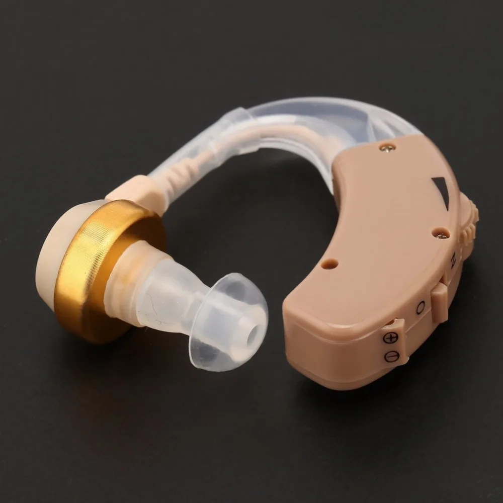 

Ear Hearing Aid Kit with 4 different EarPlug Adjustable Behind Ear Hearing Sound Amplifier Device Sound Enhancer Ear Care new