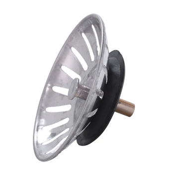 

FashionFood Waste Stopper Spin Lock 8cm Dia Sink Drain Drainer Strainer