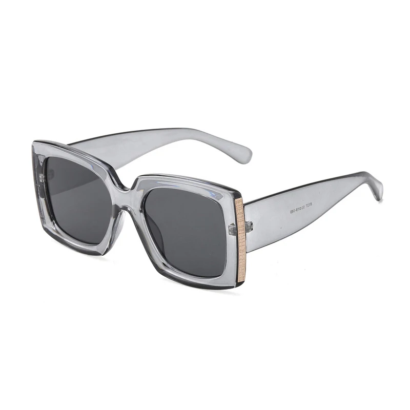 SO&EI Retro Classic Square Women Sunglasses Fashion Gradient Mirror Eyewear Shades UV400 Men