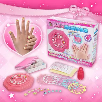 

Nail Stickers Makeup Children's Jewelry Toy Kindergarten Handmade DIY Making Girl Birthday Gift Nail Studio Art Manicure