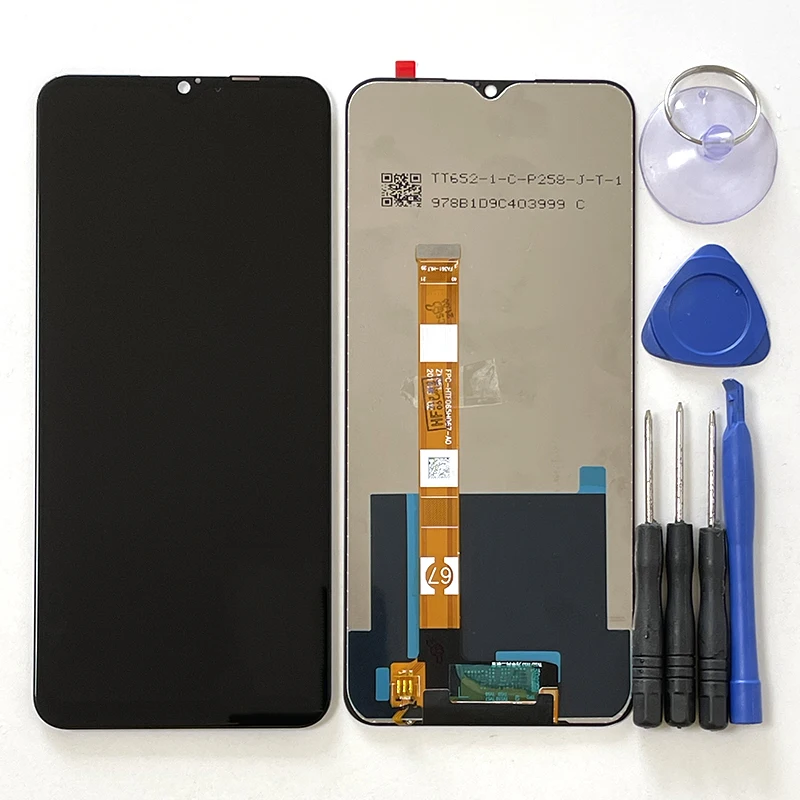 6.5"Original For Oppo Realme 7i Global Helio G85 LCD Display Screen Frame Touch Panel Digitizer For Realme Narzo 20 RMX2193 mobile phone lcd screens