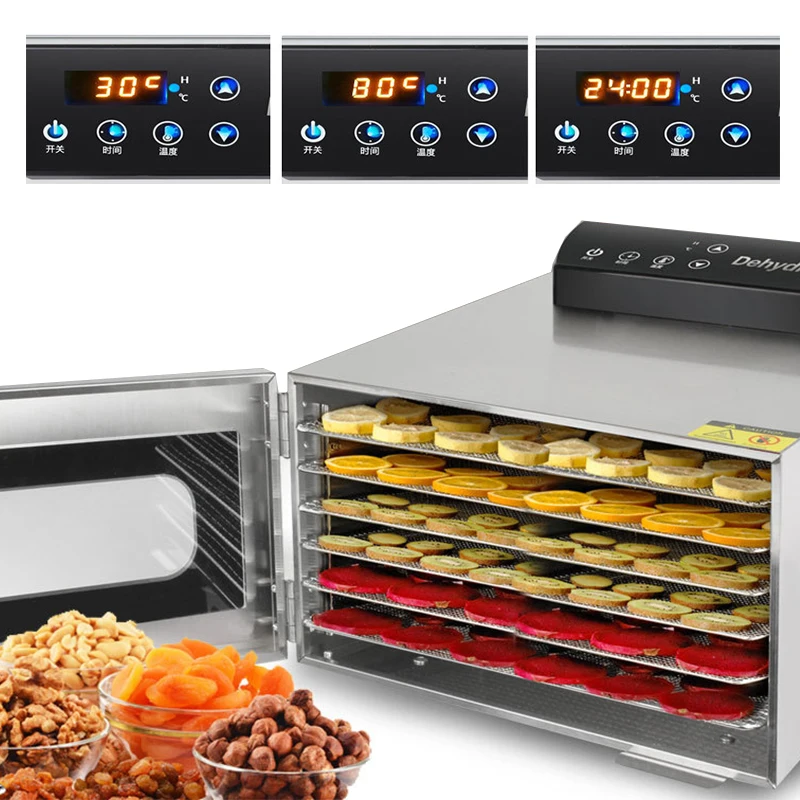 

Сушилка для фруктов, 6 лотков, из нержавеющей стали