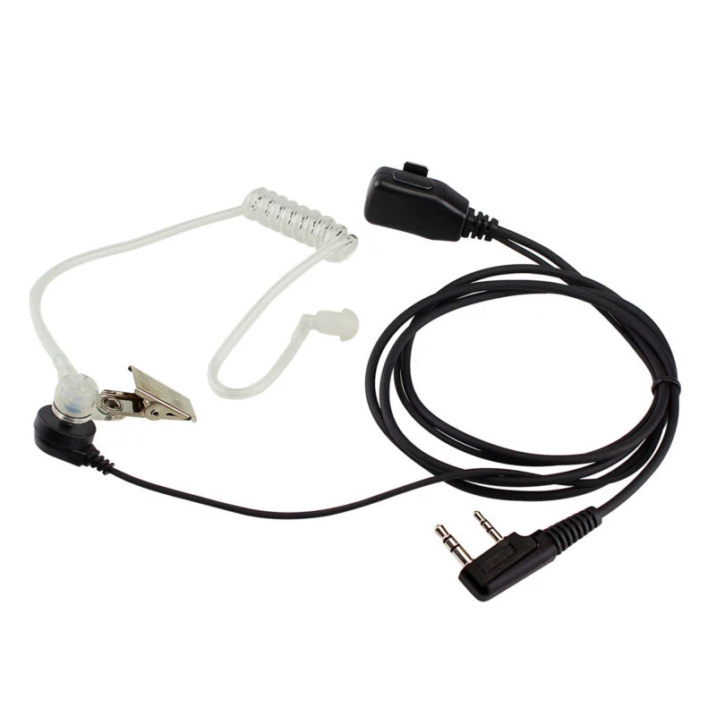

2Pin PTT Mic Headphone Walkie Talkies Headset For Kenwood Baofeng UV-5R UV82 Ect