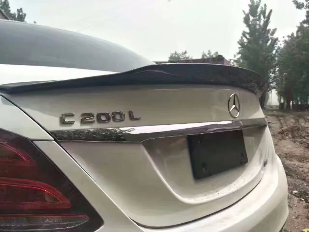 Подходит для Mercedes-Benz w205 c180 psm спойлер из углеродного волокна крыло