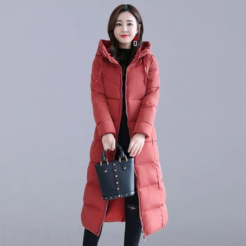 

Winter Warm Long Parkas Women New Fashion Hooded Thick Casual Coats Womens Jackets Plus Size Outerwear Coats P139