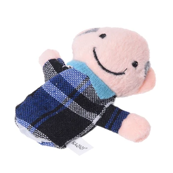 

New 6Pcs Family Finger Puppet Cloth Baby Childs Kid Play Learn Story Helper Toy Doll
