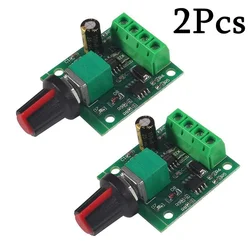 Contrôleur de vitesse de moteur de tension cc 1.8V 3V 5V 6V 7.2V 12V 2A 30W PWM 1803BK 1803B interrupteur de pilote réglable 2 pièces 