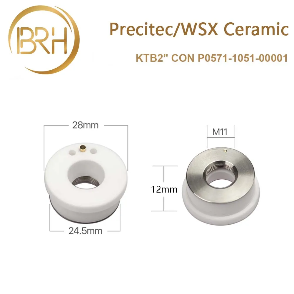 Лазерная керамика 28/32 мм OEM Precitec/WSX/Raytools керамический KT B2 с держателем P0571 1051 00001