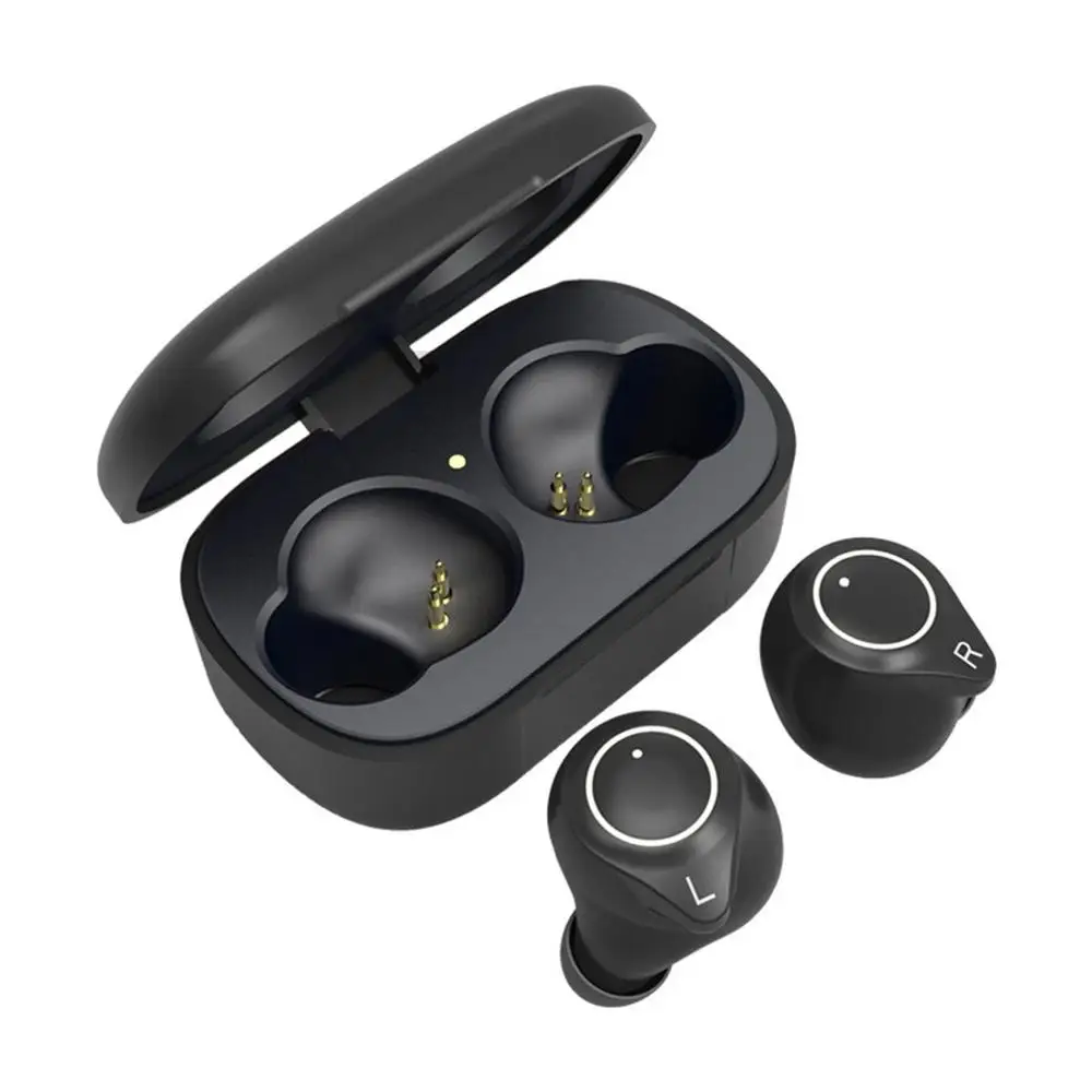 

Wireless Earphone Earbud Stereo 5.0 Sports Headsets Listening Song Call Headset With Charging Compartment