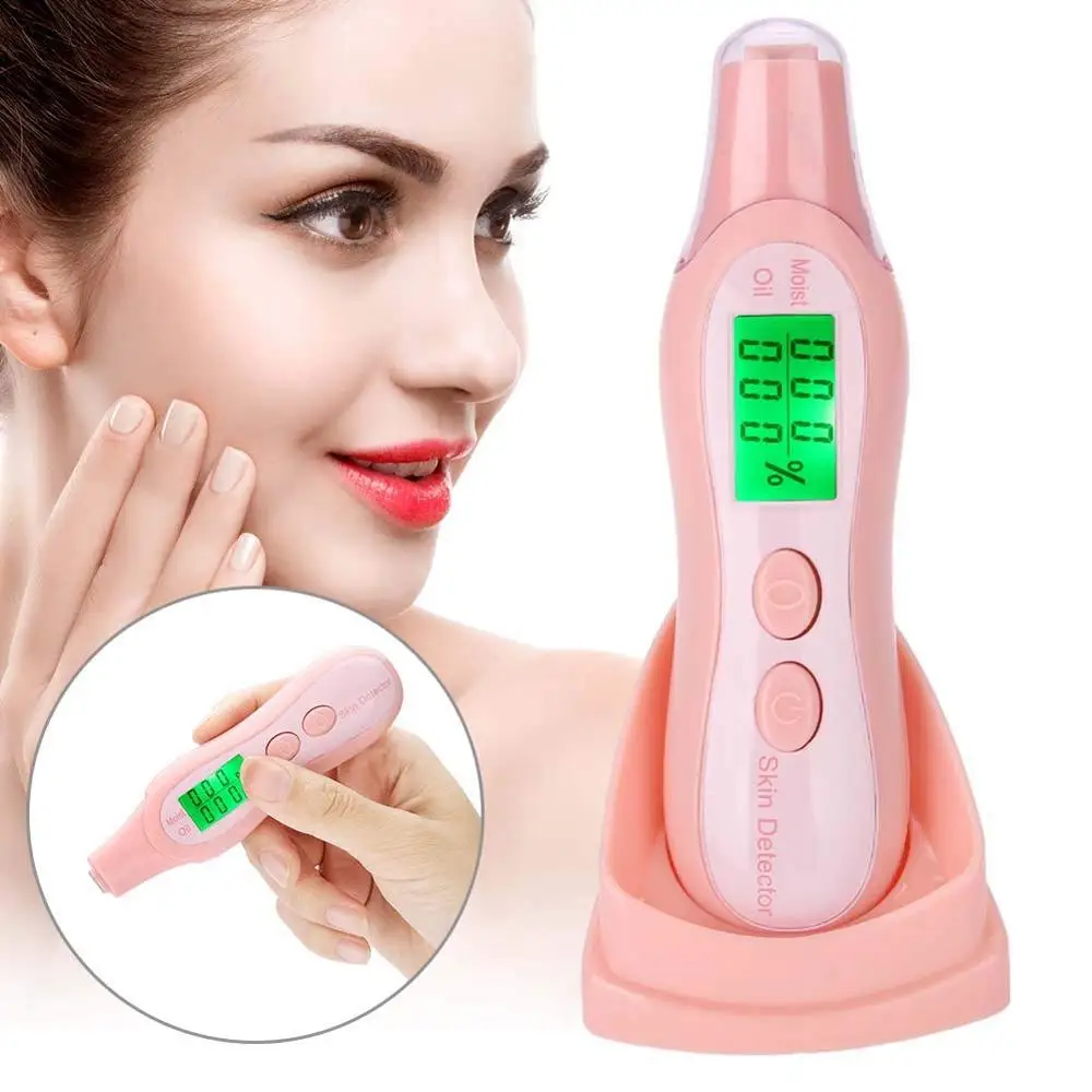 

Digital Skin Detector Pen with LCD Display Portable Skin Analyzer Water Oil Tester Analysis Moisture Machine Monitor Operated