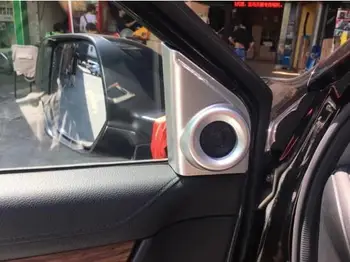 

Car Audio Speaker Cover Trim Trumpet Strip Bugle Decoration Sequins Car Door Stereo Ring Strip Horn Circle For Honda CRV 2017