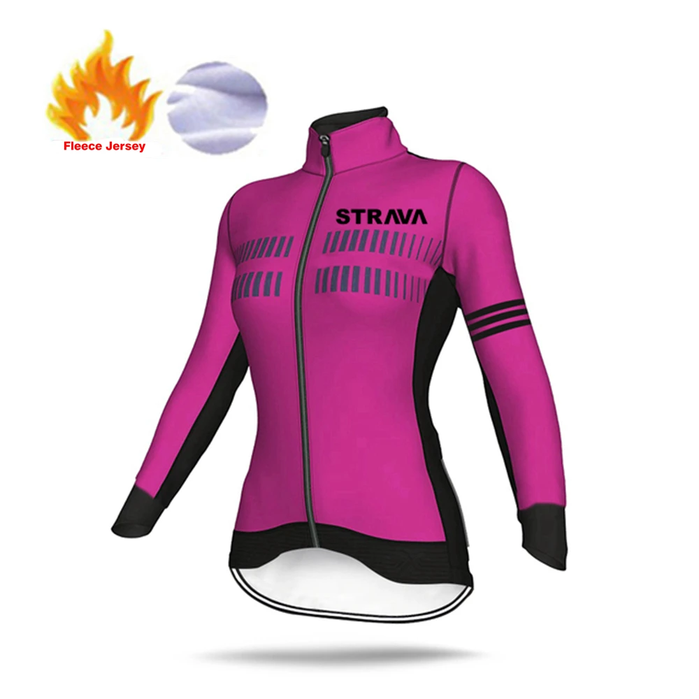 Женская зимняя теплая флисовая трикотажная куртка с длинным рукавом для езды на