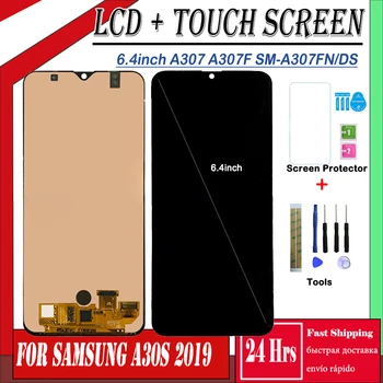 

6.4" TFT HD Display For Samsung Galaxy A30s A307F A307 A307FN LCD Display Screen replacement Digitizer Assembly Screen Protector