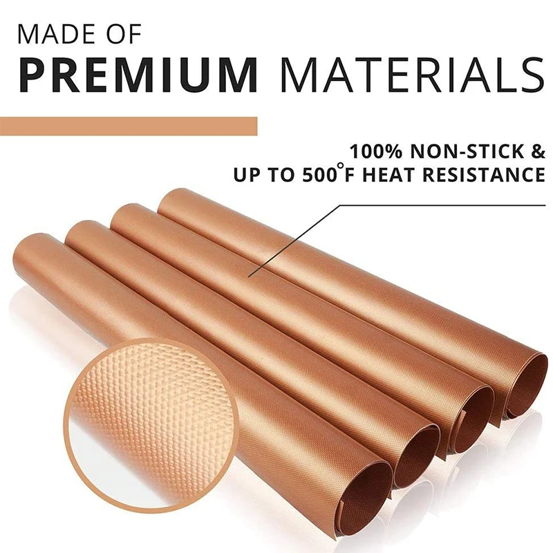 Heat Press Transfer Sheet Pad Non Stick Baking Oilcloth Craft Mat Reusable BBQ Grill Macarons Oven Rack Liner Cooking Paper