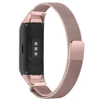 

Watch Band Compatible For Samsung Galaxy Fit SM-R370 Magnetic Stainless Steel Mesh Strap Bracelet Wristbands Replacement Band