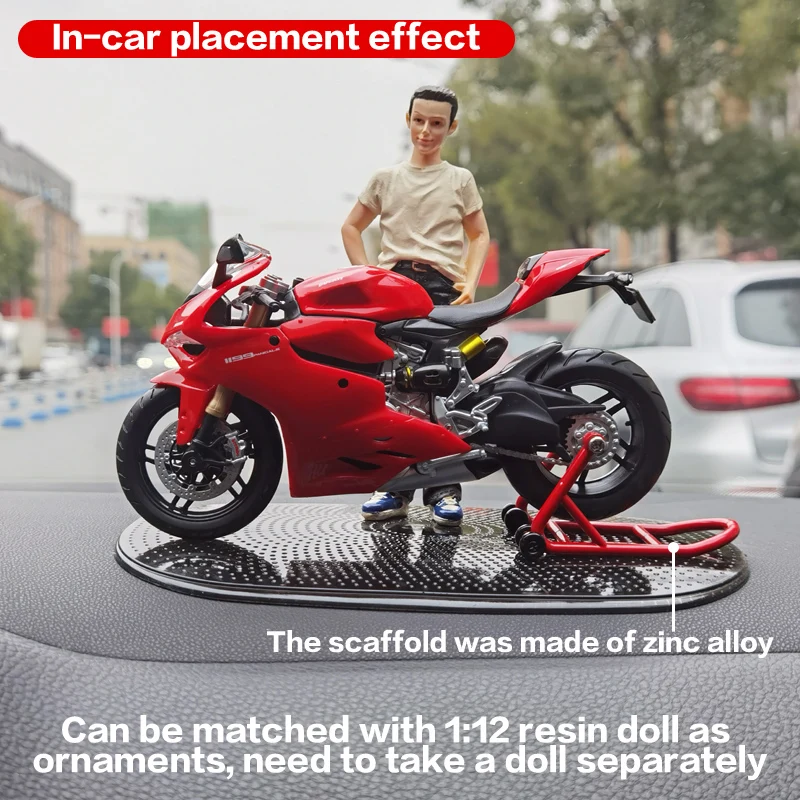 1:12 Maisto Suzuki v-storm Motorcycle Bike Model Toy New in box Red 