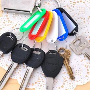 25 llaves de marca de color plástico hebilla de llave de clasificación de marca Digital|Obsequios fiestas| - AliExpress